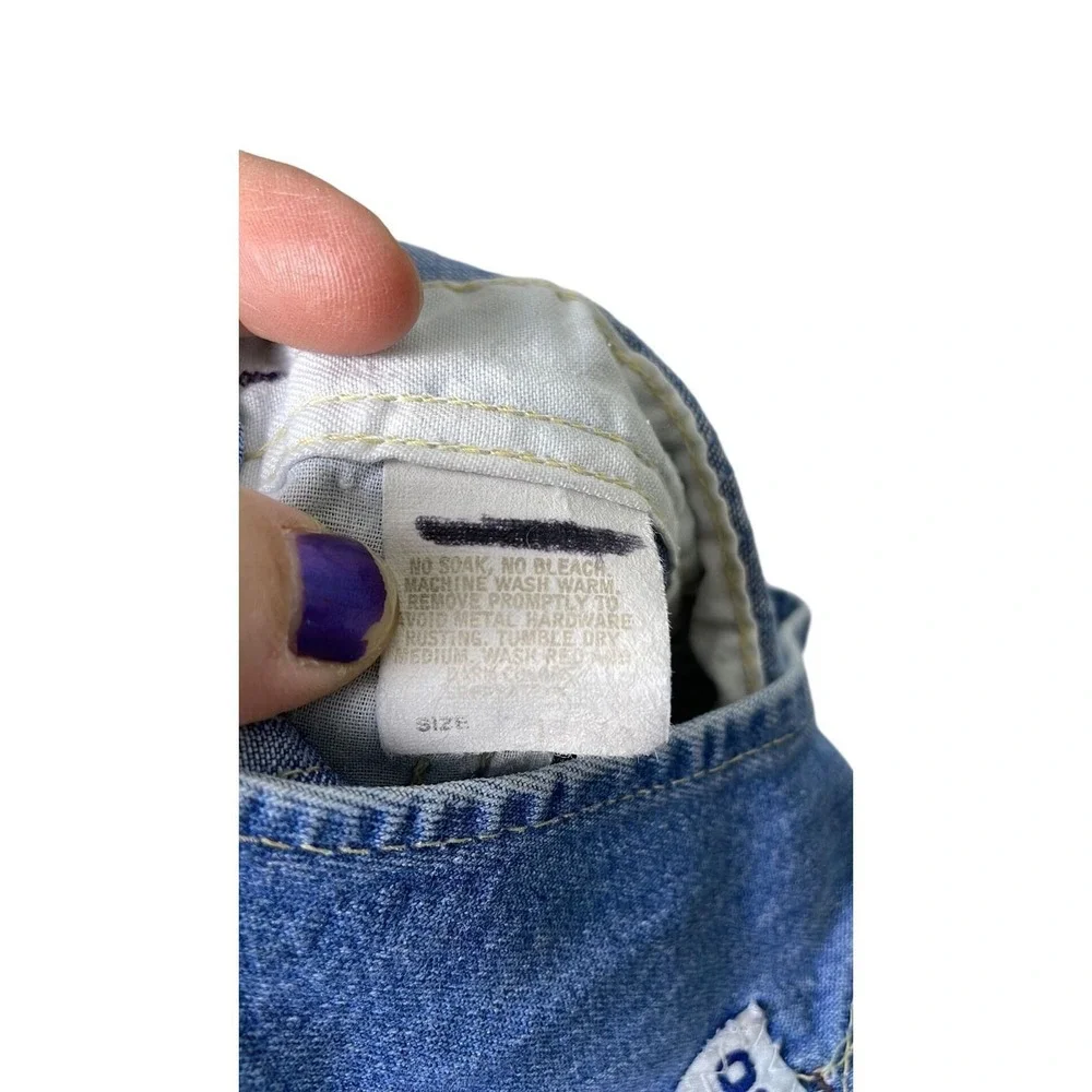 OshKosh B'gosh Denim Overalls Blue Vestbak Vintage Kids 12M Workwear